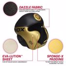 RDX L1 MARK PRO CHEEK BOXING TRAINING HEAD GUARD BLACK/SILVER